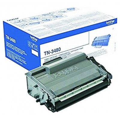 TONER BROTHER TN3480 NEGRO 8.000PAG (Espera 4 dias)