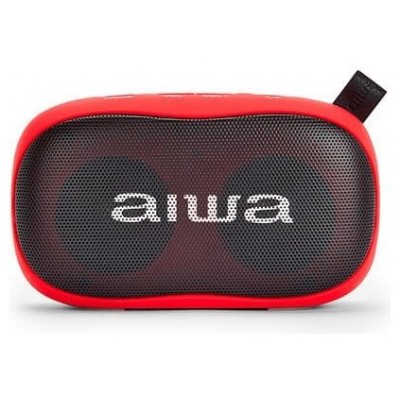 Altavoz Bluetooth Portable Aiwa Bs-110 Red Bt 5.0