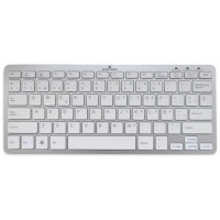 Bluestork BS-KB-MICRO/BT/SP teclado Bluetooth QWERTY Español Plata, Blanco (Espera 4 dias)