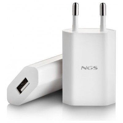 CARGADOR PARED AUTOMATICO 1XUSB 5V 2A/10W BLANCO NGS (Espera 4 dias)