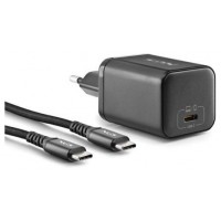 CARGADOR PARED GaN2 USB-C + CABLE 65W NEGRO NGS (Espera 4 dias)