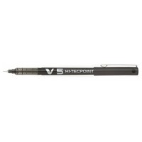 BOLIGRAFO ROLLER TINTA LIQUIDA V5 NEGRO PILOT BX-V5-B (MIN12) (Espera 4 dias)