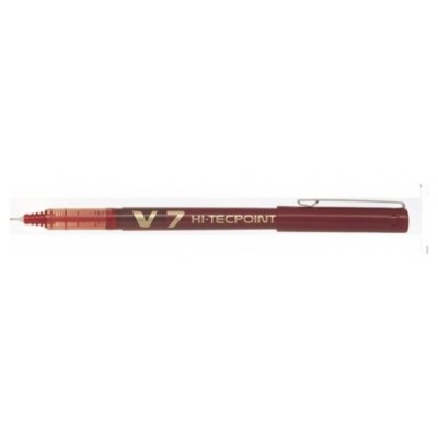 BOLIGRAFO ROLLER TINTA LIQUIDA V7 ROJO PILOT BX-V7-R (MIN12) (Espera 4 dias)