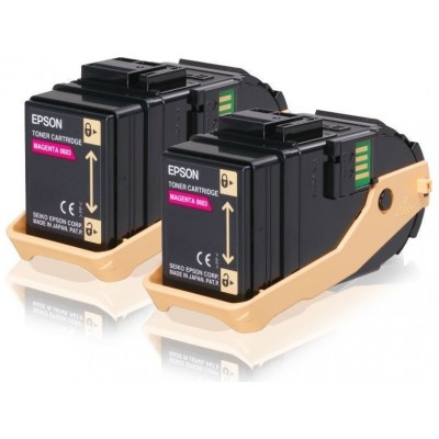 Epson Aculaser C9300 Toner Magenta (Pack 2)