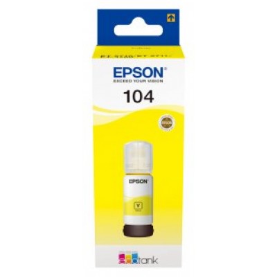 BOTELLA EPSON 104 AMARILLO