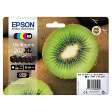 EPSON Multipack 5-colours 202XL Claria Premium Ink con RF