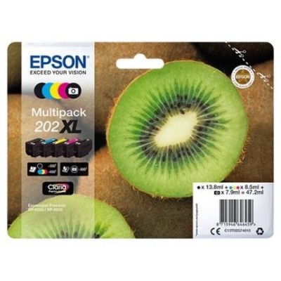 EPSON Multipack 5-colours 202XL Claria Premium Ink con RF