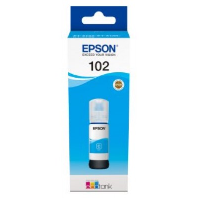 TINTA EPSON 102 ORI CIAN C13T03R240