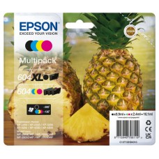 EPSON Tinta 4 colores Multipack 604XL Negro/ 604 Std CMY