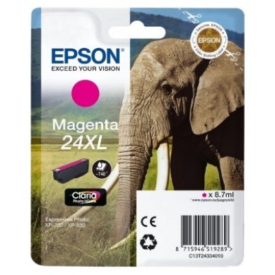 Epson Claria Photo HD Ink Cartucho Magenta 24XL