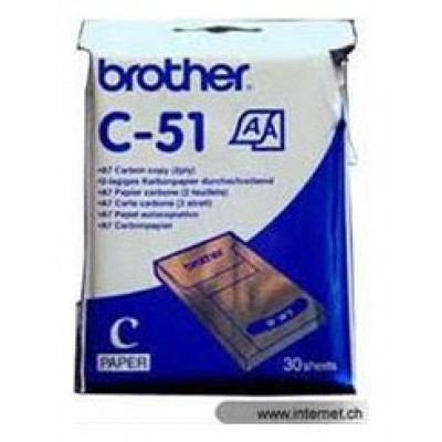 PAPEL TERMICO BROTHER 30 HOJAS A7 (Espera 4 dias)