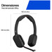 HP Poly Auriculares Bluetooth estéreo plegables Focus 625 (Espera 4 dias) HP Poly Auriculares Bluetooth estéreo plegables Focus 625 (Espera 4 dias)