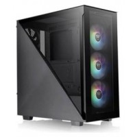 CAJA THERMALTAKE DIVIDER 300 TG ARGB ATX 2XUSB 3.2 SIN FUENTE NEGRO