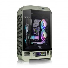 CAJA THERMALTAKE THE TOWER T300 MATCHA GREEN ATX 2XUSB 3.0 SIN FUENTE VERDE