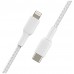 Cable Belkin Caa004bt1mwh Usb-c A Lightning Trenzado