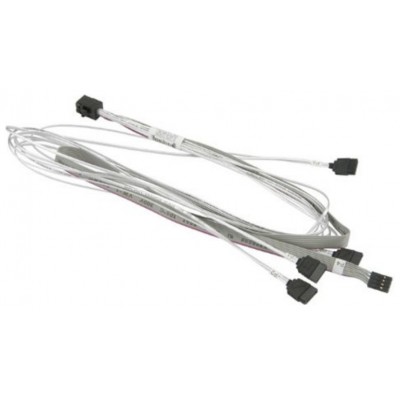 CABLE MINISAS HD SFF-8643 TO 4 SATA CON SIDEBAND 0.55M (Espera 4 dias)