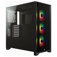 CAJA CORSAIR ICUE 4000X RGB TEMPERED GLASS NEGRA CC-9011204-WW (Espera 4 dias)