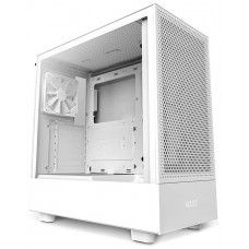 CAJA ATX SEMITORRE NZXT H5 FLOW RGB BLANCA CRISTAL