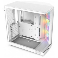 CAJA ATX SEMITORRE NZXT H6 FLOW RGB BLANCA CRISTAL