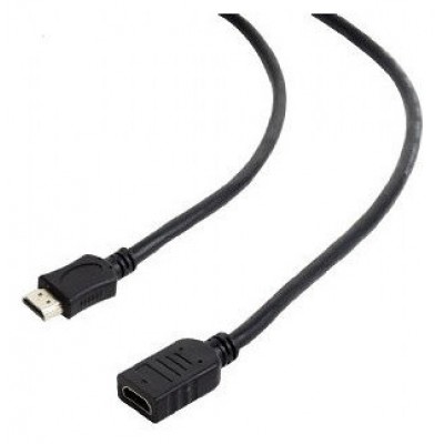 CABLE HDMI GEMBIRD EXTENSION MACHO HEMBRA V2.0 ALTA VELOCIDAD CON ETHERNET 0,5M