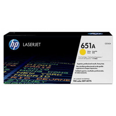 HP LaserJet Interprise 700MFP/M775 Toner Amarillo 651A