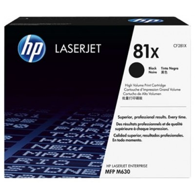 HP LaserJet M605 Toner Negro Alta 81X 25.000 paginas alta capacidad