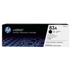 HP LaserJet M125/M127/M201 Pack 2 Toner Negro 83AD