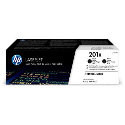 HP Laserjet 201X Pack 2 Toner Negro Alta Capacidad 2800 PaG.