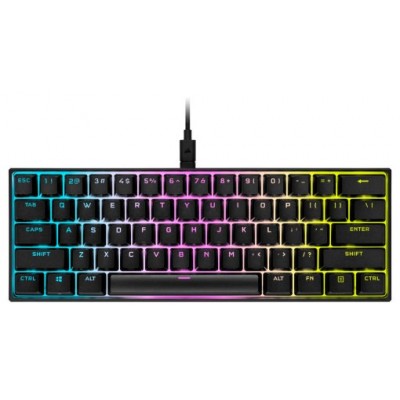 Corsair K65 RGB MINI teclado USB QWERTY Inglés, Español Negro (Espera 4 dias)