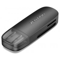 LECTOR TARJETAS EXTERNO USB 3.0 NEGRO VENTION (Espera 4 dias)