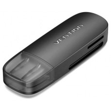 LECTOR TARJETAS EXTERNO USB 3.0 NEGRO VENTION (Espera 4 dias)