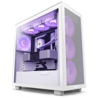 CAJA ATX SEMITORRE NZXT H7 FLOW RGB BLANCA CRISTAL