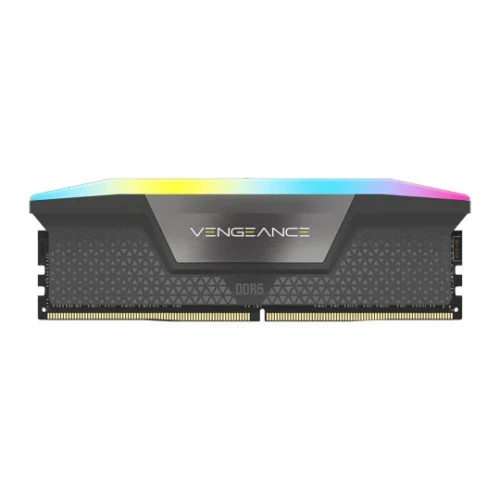 MEMORIA CORSAIR DDR5 32GB 1X32GB PC5600 VENGEANCE RGB CMH32GX5M1B5600Z40 (Espera 4 dias)