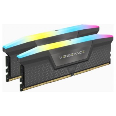 MEMORIA CORSAIR DDR5 32GB 2X16GB PC5200 VENGEANCE RGB CMH32GX5M2B5200Z40K (Espera 4 dias)