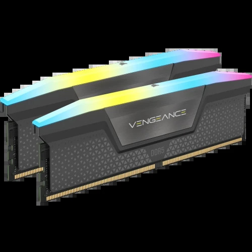 MEMORIA CORSAIR DDR5 64GB 2X32GB PC5600 VENGEANCE RGB CMH64GX5M2B5600Z36K (Espera 4 dias)