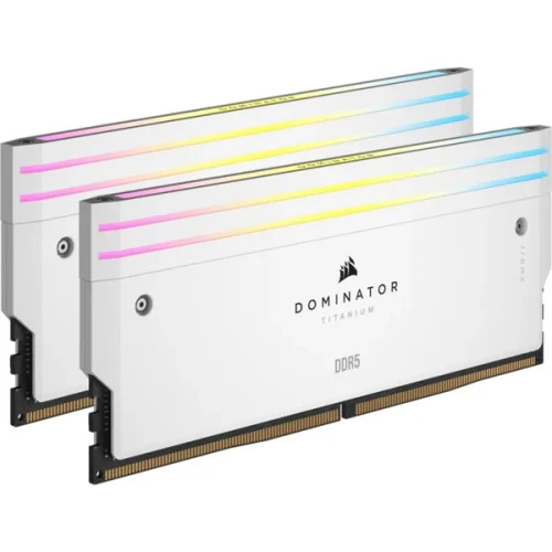 MEMORIA CORSAIR DDR5 96GB 2X48GB PC6000 DOMINATOR TITANIUM BLANCA CMP96GX5M2B6000Z30W (Espera 4 dias)