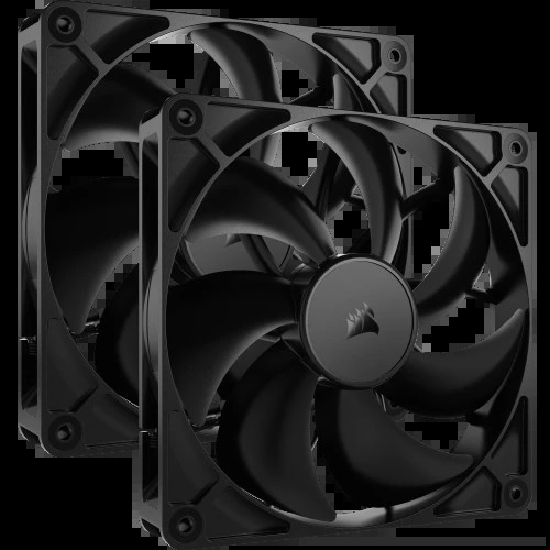 Corsair RS140 Carcasa del ordenador Ventilador 14 cm Negro 2 pieza(s) (Espera 4 dias)