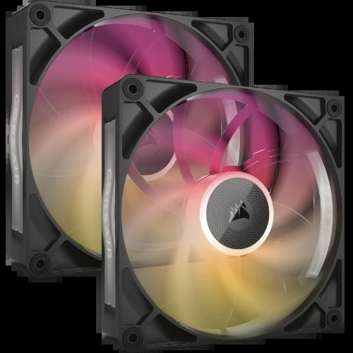 Corsair iCUE LINK RX140 MAX RGB Carcasa del ordenador Ventilador 14 cm Negro 2 pieza(s) (Espera 4 dias)