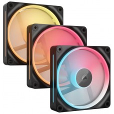 Corsair iCUE LINK LX120-R RGB Carcasa del ordenador Ventilador 12 cm Negro 3 pieza(s) (Espera 4 dias)