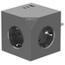 BASE DE 3 ENCHUFES 2xUSB-C PD + USB-A NEGRO COOLBOX (Espera 4 dias)