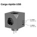 BASE DE 3 ENCHUFES 2xUSB-C PD + USB-A NEGRO COOLBOX (Espera 4 dias)