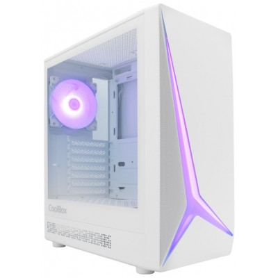 Coolbox Caja Gaming ATX GA450 STARLIGHT White