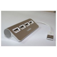 HUB COOLBOX ALU-2 4 PUERTOS USB 2.0 Aluminio (Espera 4 dias)