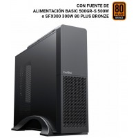 CAJA SOBREMESA/MICRO-ATX COOLBOX T313-BZ 300W (Espera 4 dias)