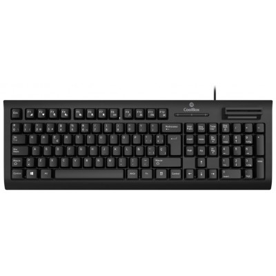 TECLADO COOLBOX USB CON LECTOR DNIE COO-TEC03DNI