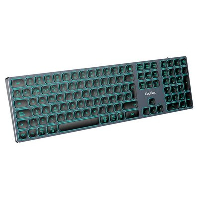 Coolbox Teclado Inal. Retroil.MOONLIGHT B431 Negro Coolbox Teclado Inal. Retroil.MOONLIGHT B431 Negro
