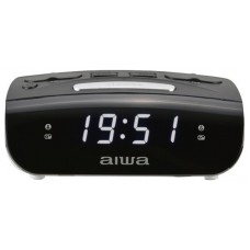 RADIO RELOJ DESPERTADOR AIWA CR-15BK DOBLE ALARMA FM