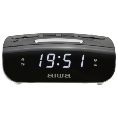 Radio Despertador Aiwa Cr-15bk Doble Alarma Fm