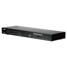 ATEN Switch KVM por IP VGA PS/2-USB de 16 puertos con acceso compartido desde consolas local/remota (Espera 4 dias)