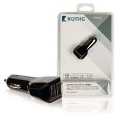 König CS31UC001BL cargador de dispositivo móvil Negro Auto (Espera 4 dias)